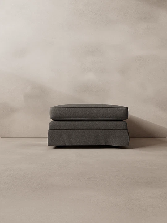 Santorini Slipcover Oblong Ottoman