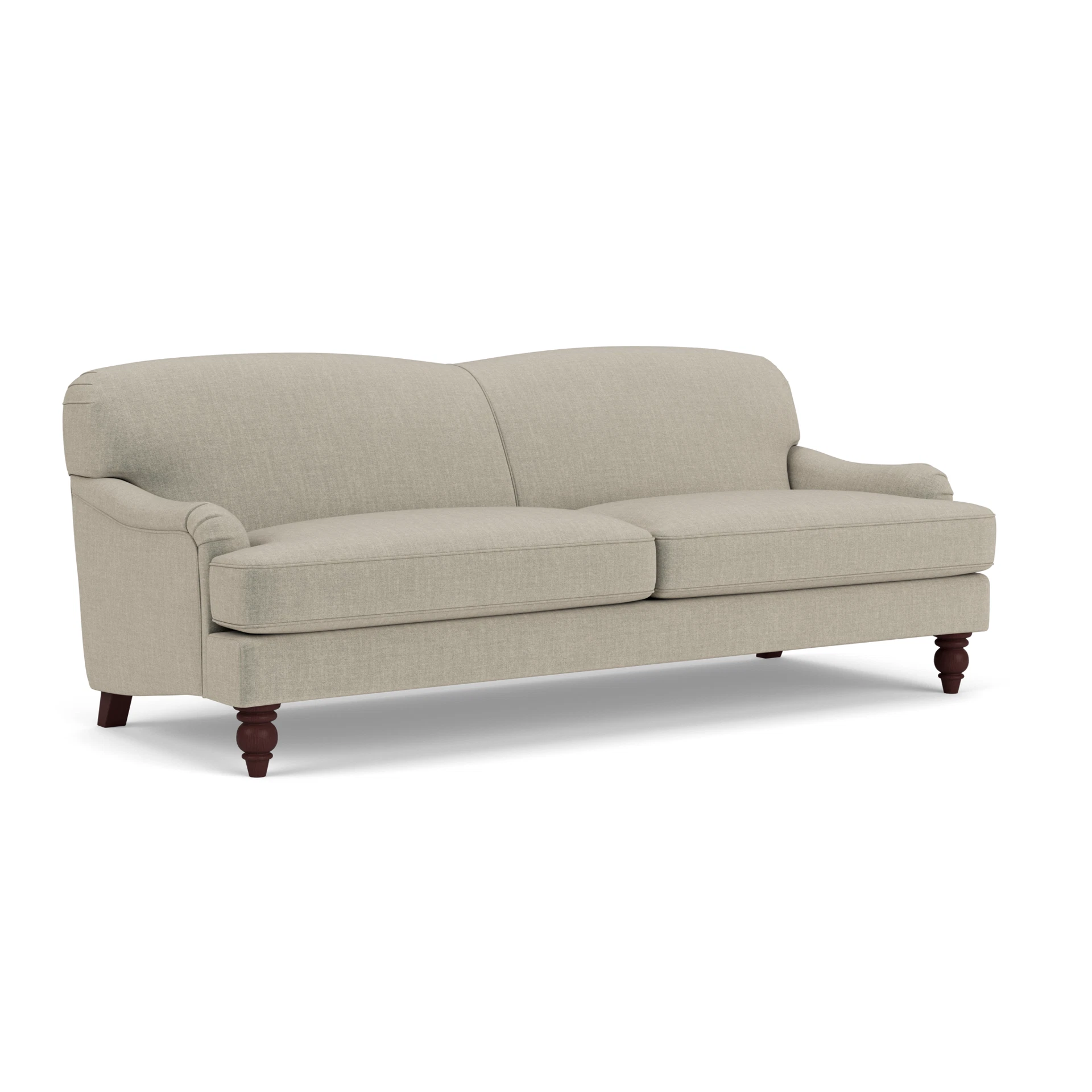 Ashbee 4 Seater Sofa in Eco Chenille - Natural with Light legs
