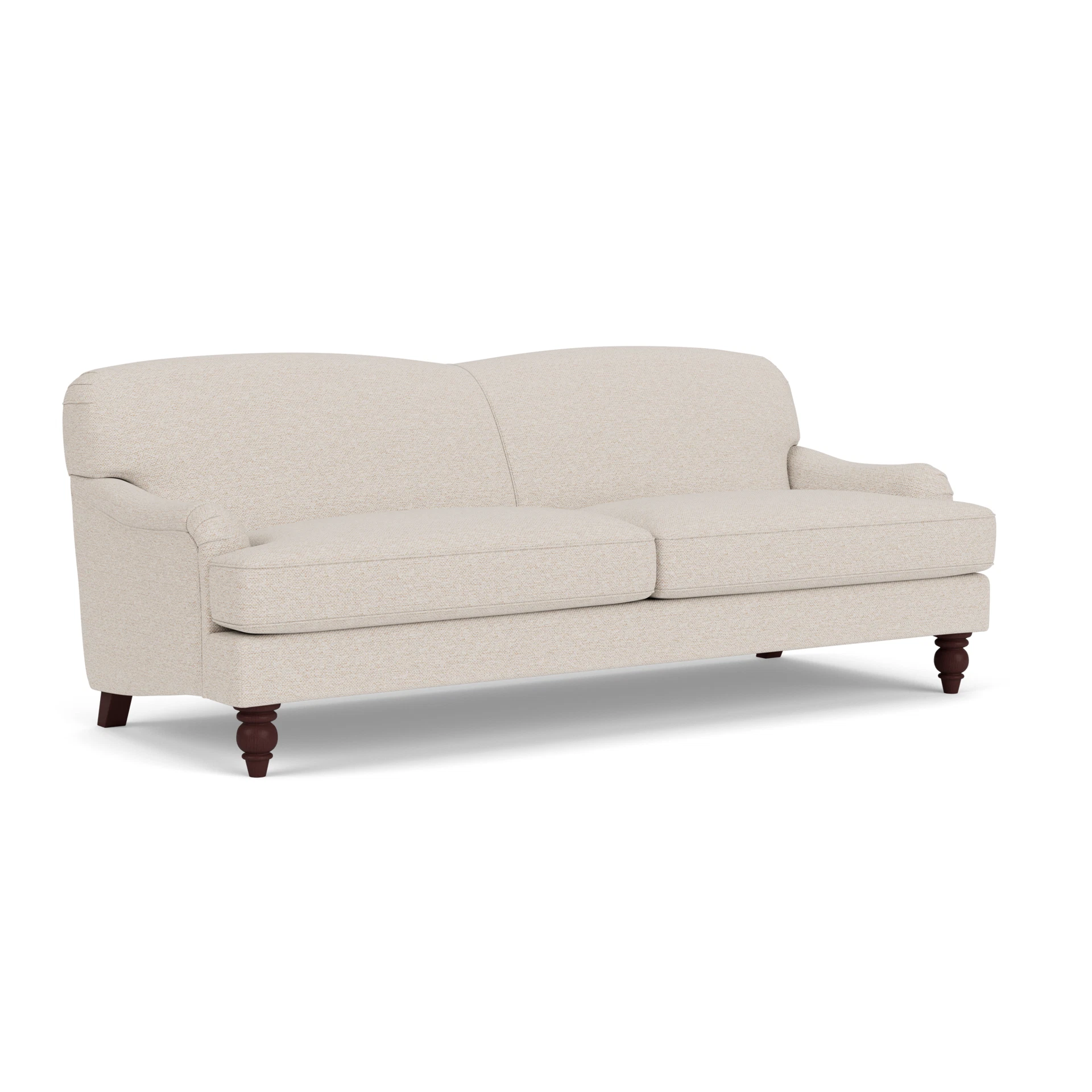 Ashbee 4 Seater Sofa in House Weave - Natural with Light legs