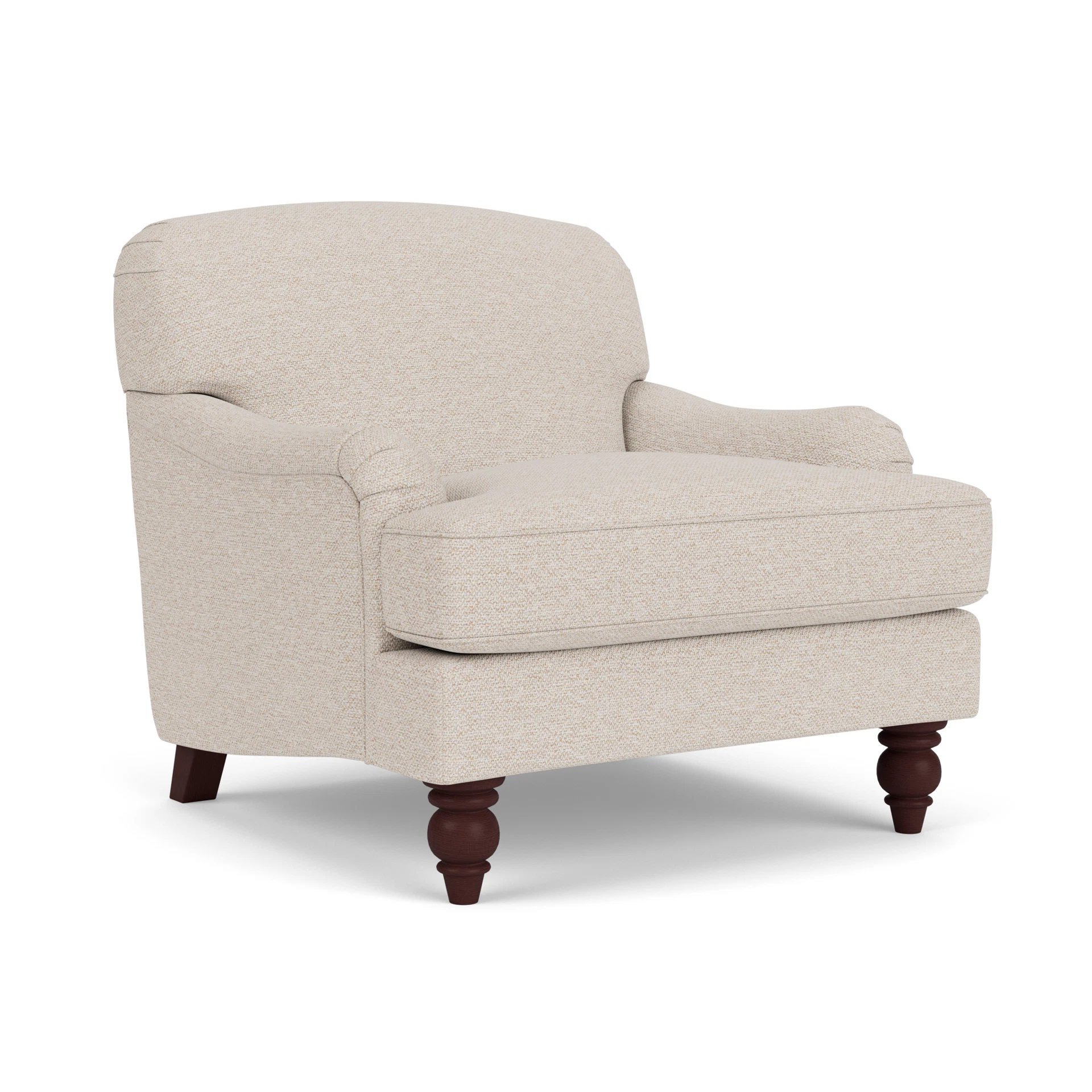Ashbee Armchair in House Weave - Natural with Light legs