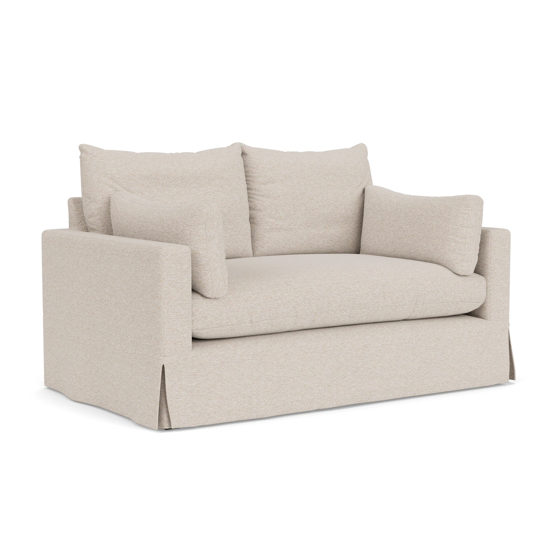 Ashton 2 Seater Sofa in House Weave - Natural with undefined legs