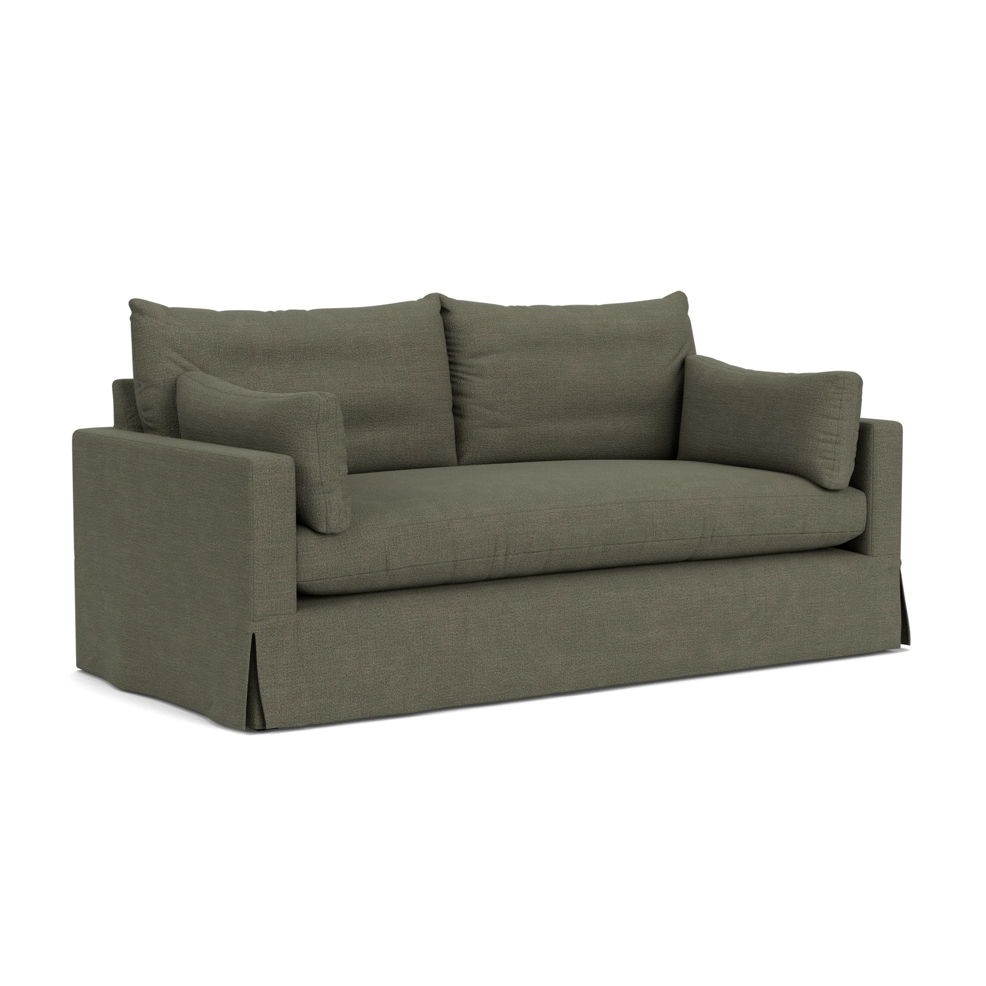 Ashton 3 Seater Sofa in Rustic Weave - Deep Forest