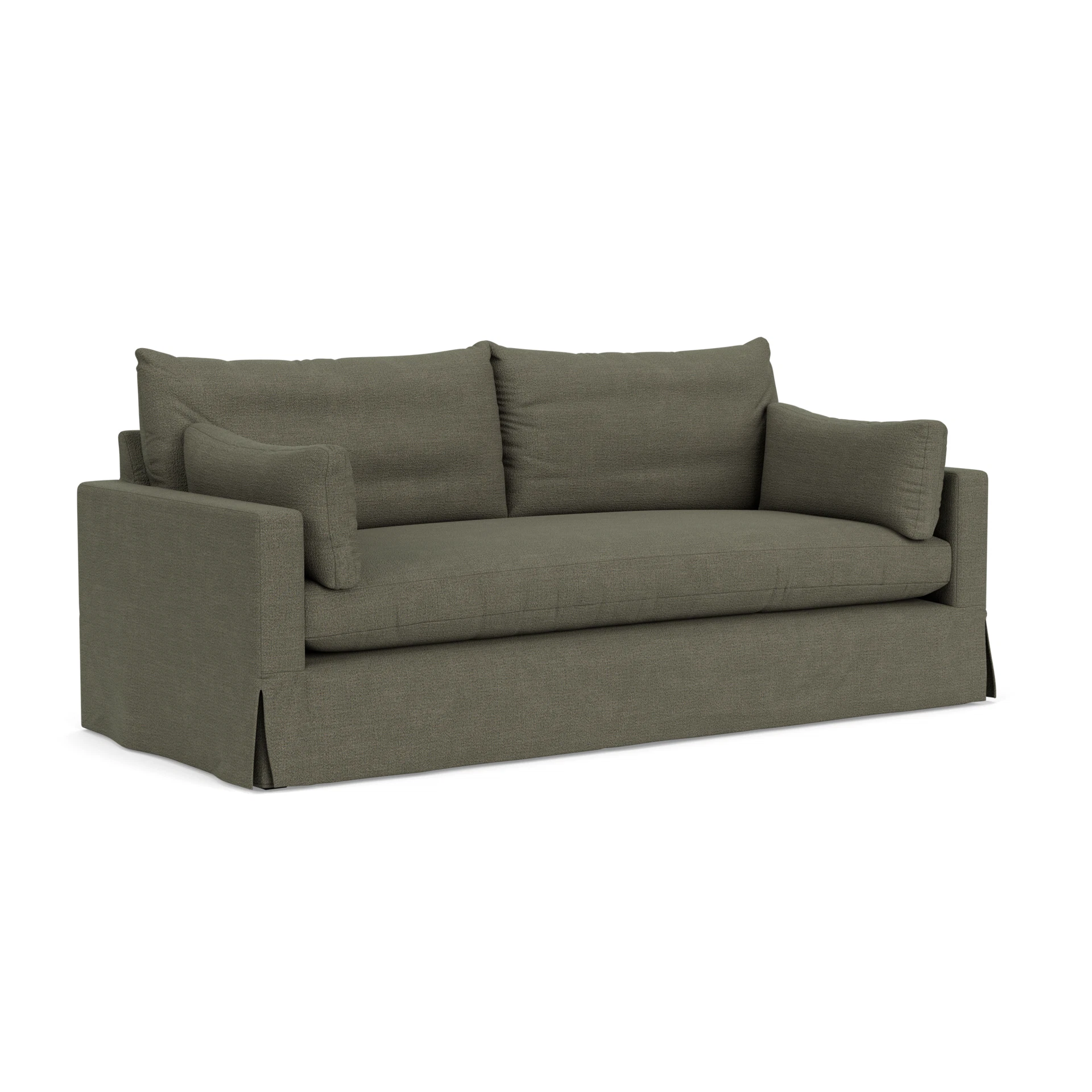 Ashton 4 Seater Sofa in Rustic Weave - Deep Forest