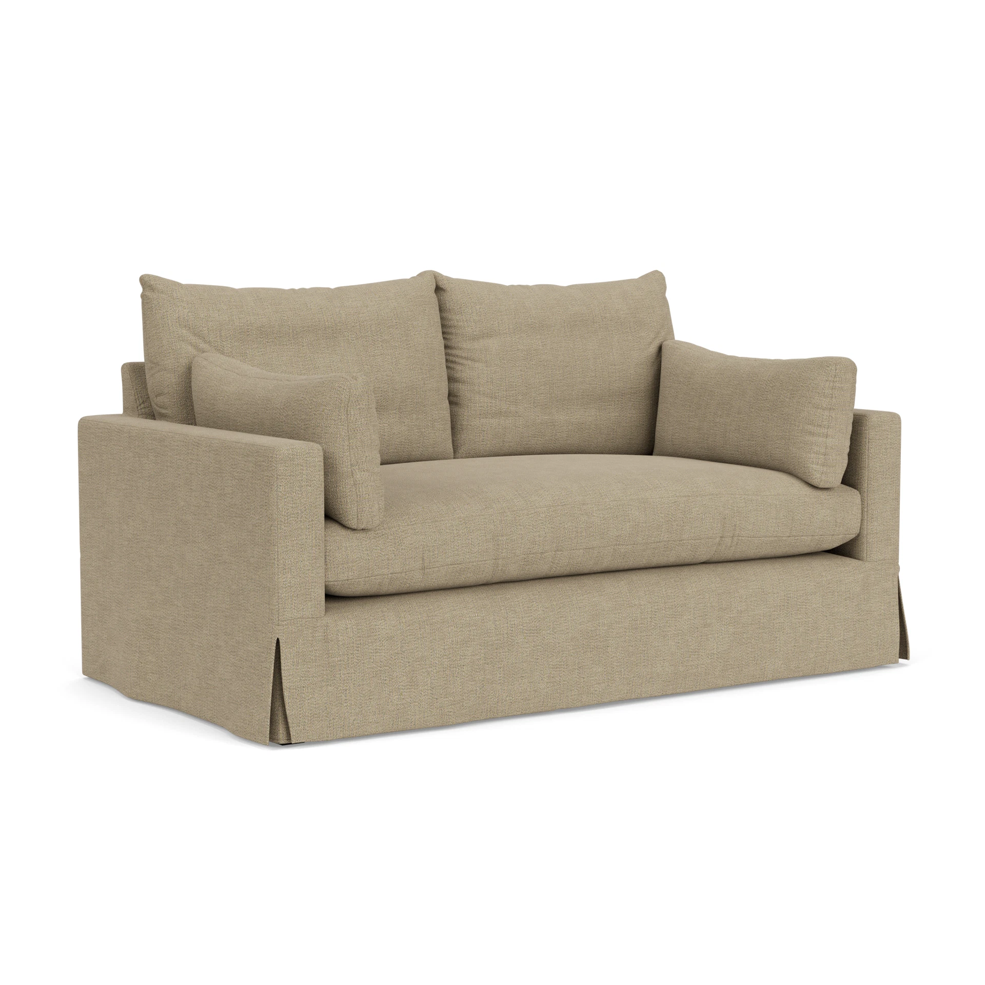 Ashton Large 2 Seater Sofa in Rustic Weave - Apple