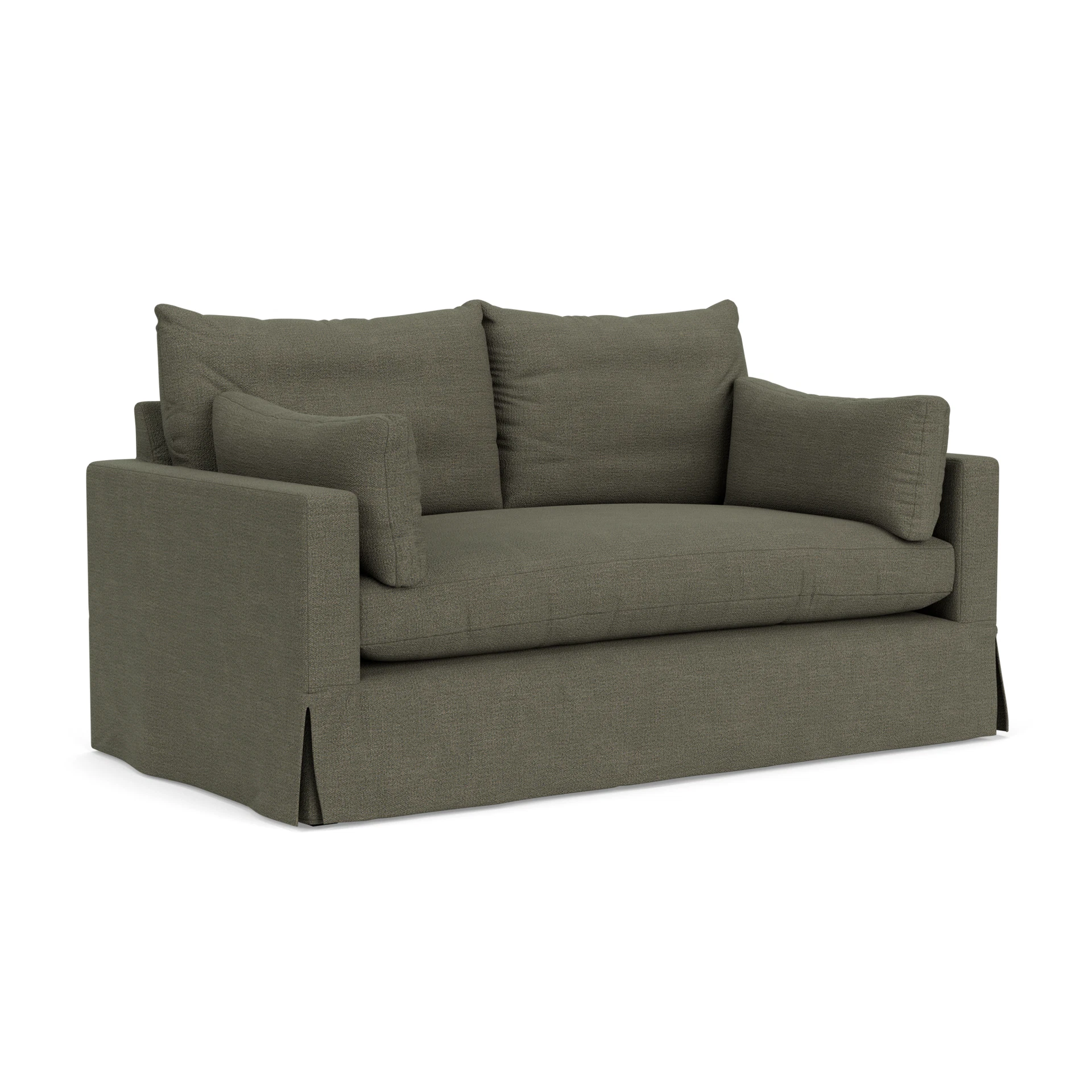 Ashton Large 2 Seater Sofa in Rustic Weave - Deep Forest
