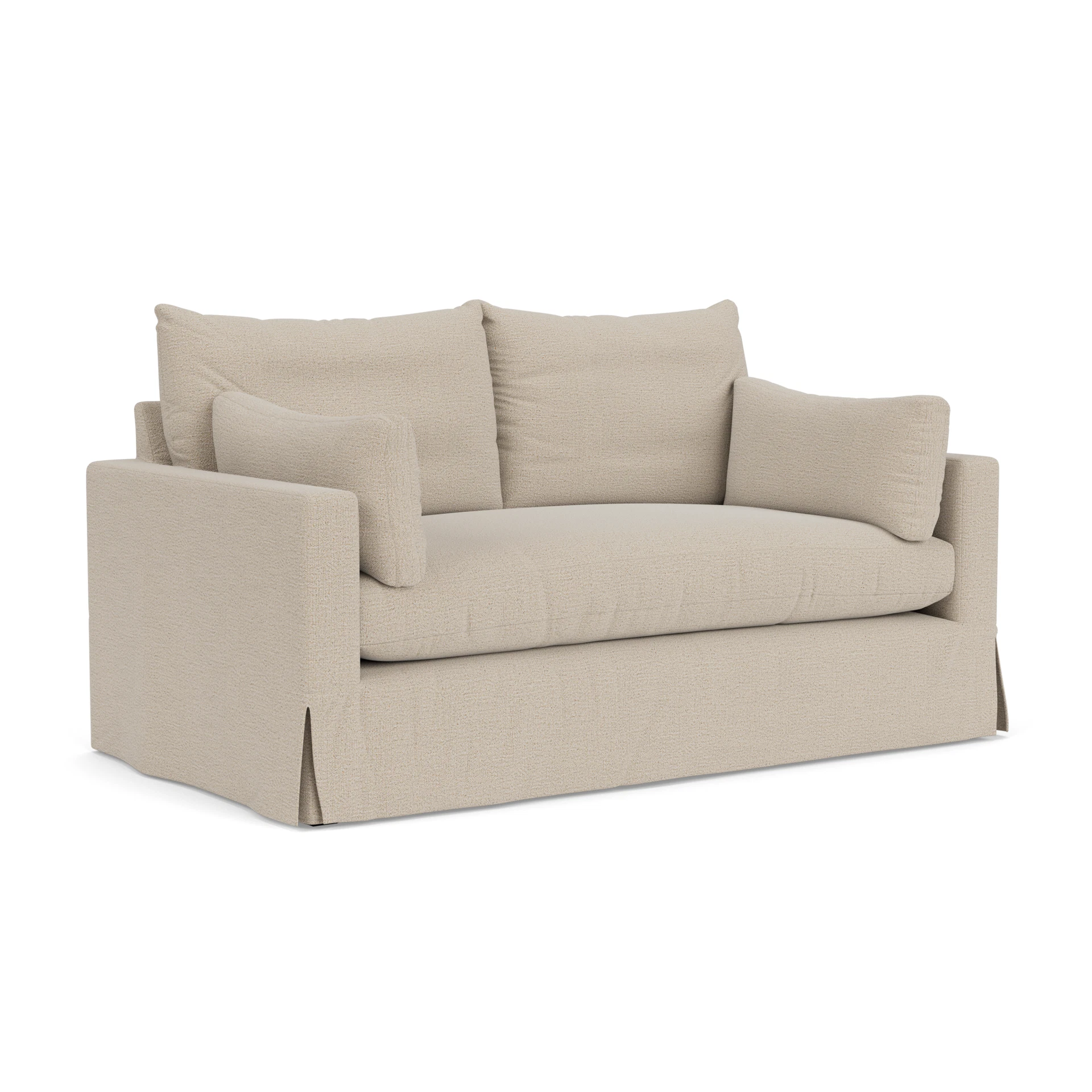 Ashton Large 2 Seater Sofa in Rustic Weave - Natural with undefined legs