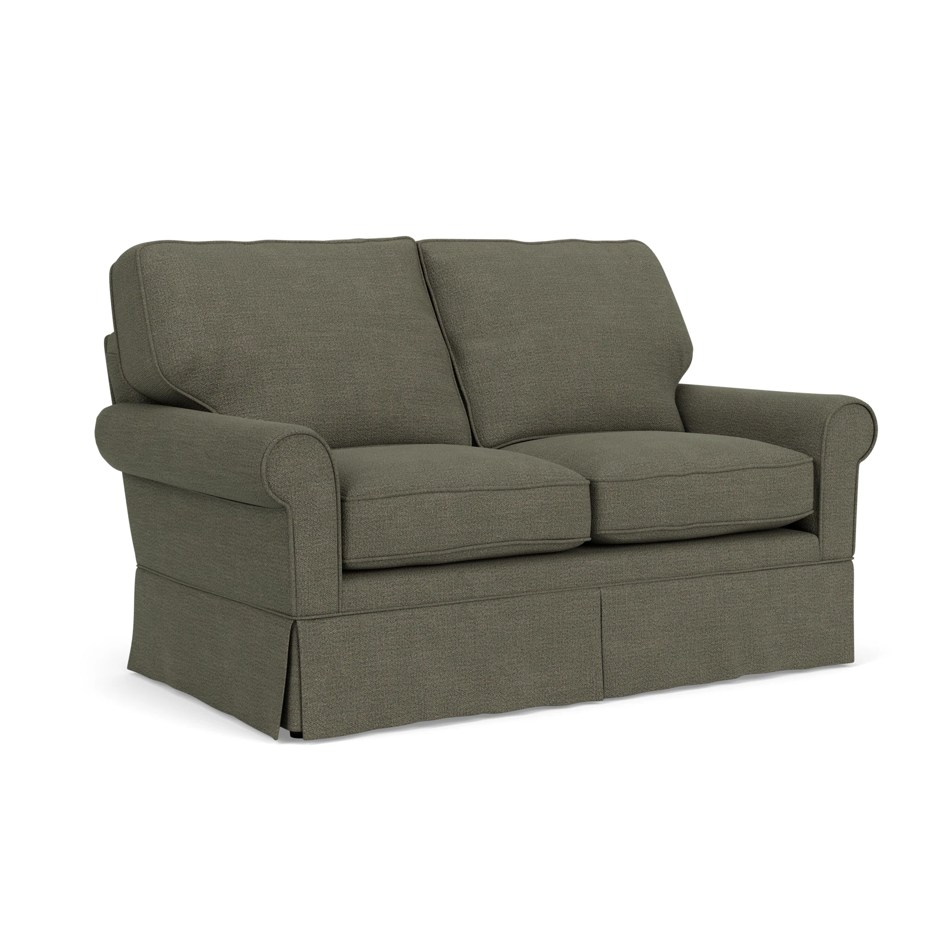 Dawson 2 Seater Sofa in Rustic Weave - Deep Forest