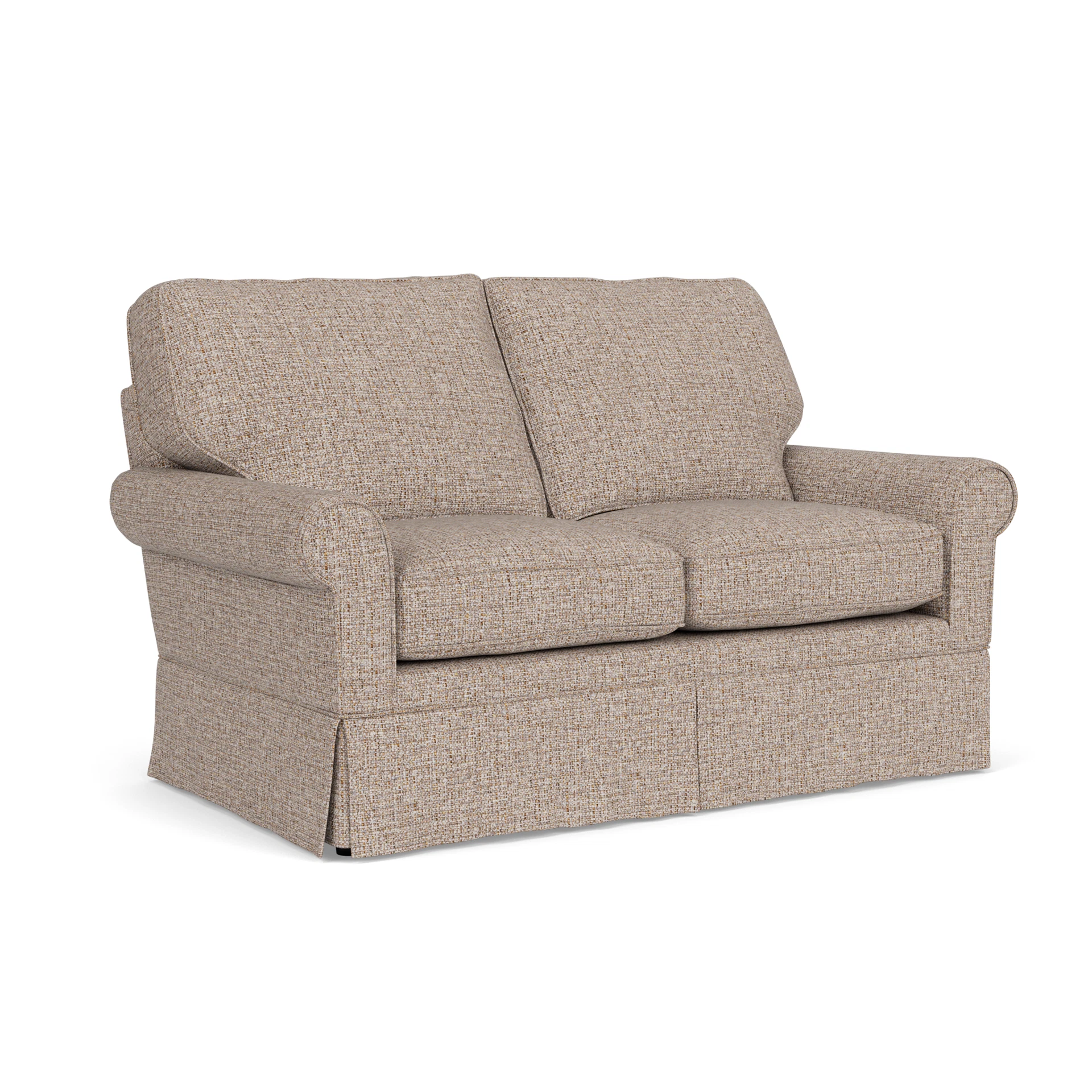 Dawson 2 Seater Sofa in Textured Weave - Natural Mix