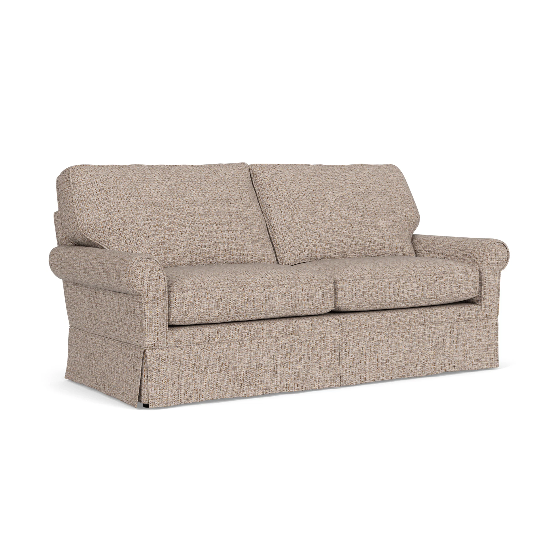 Dawson 3 Seater Sofa in Textured Weave - Natural Mix