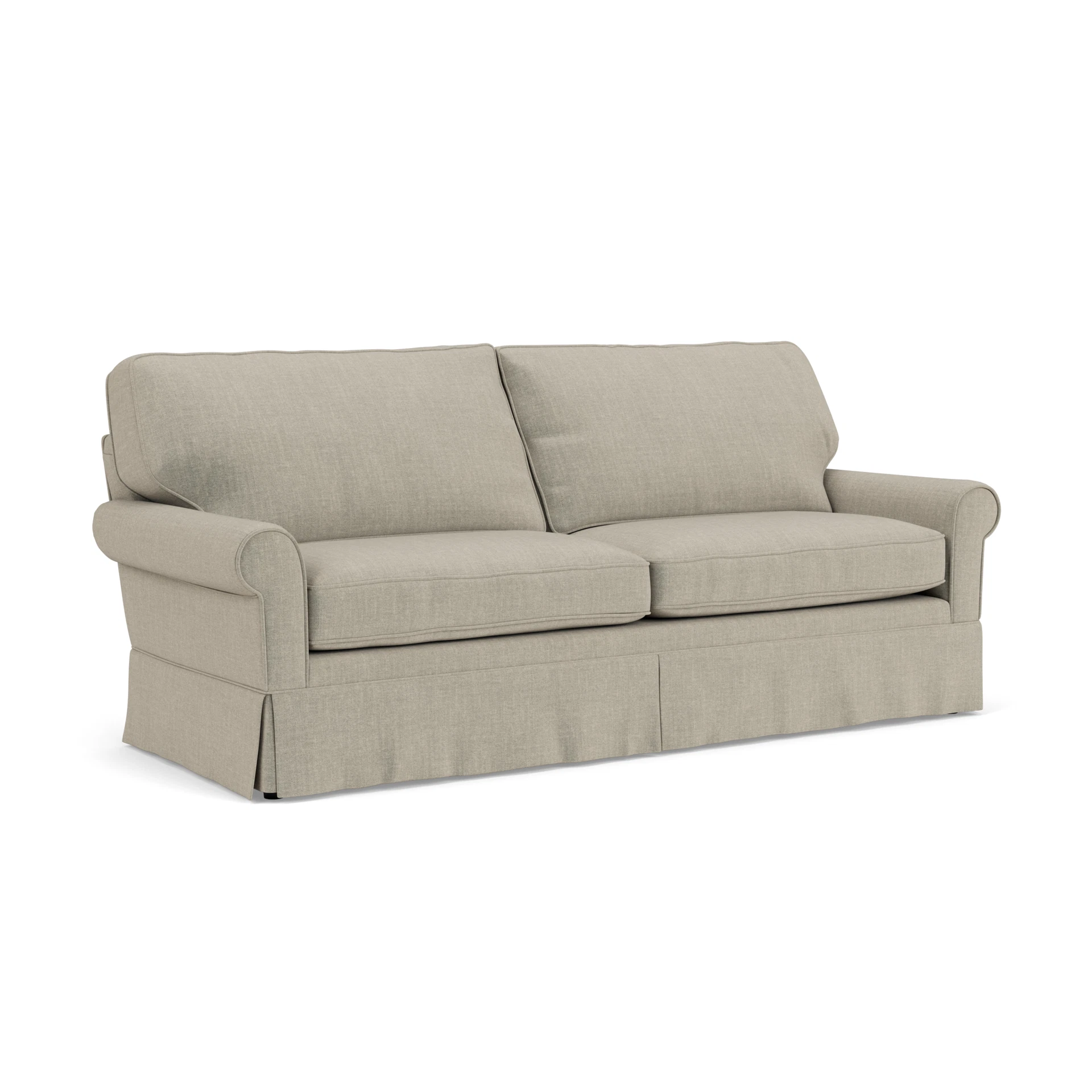 Dawson 4 Seater Sofa in Eco Chenille - Natural with undefined legs