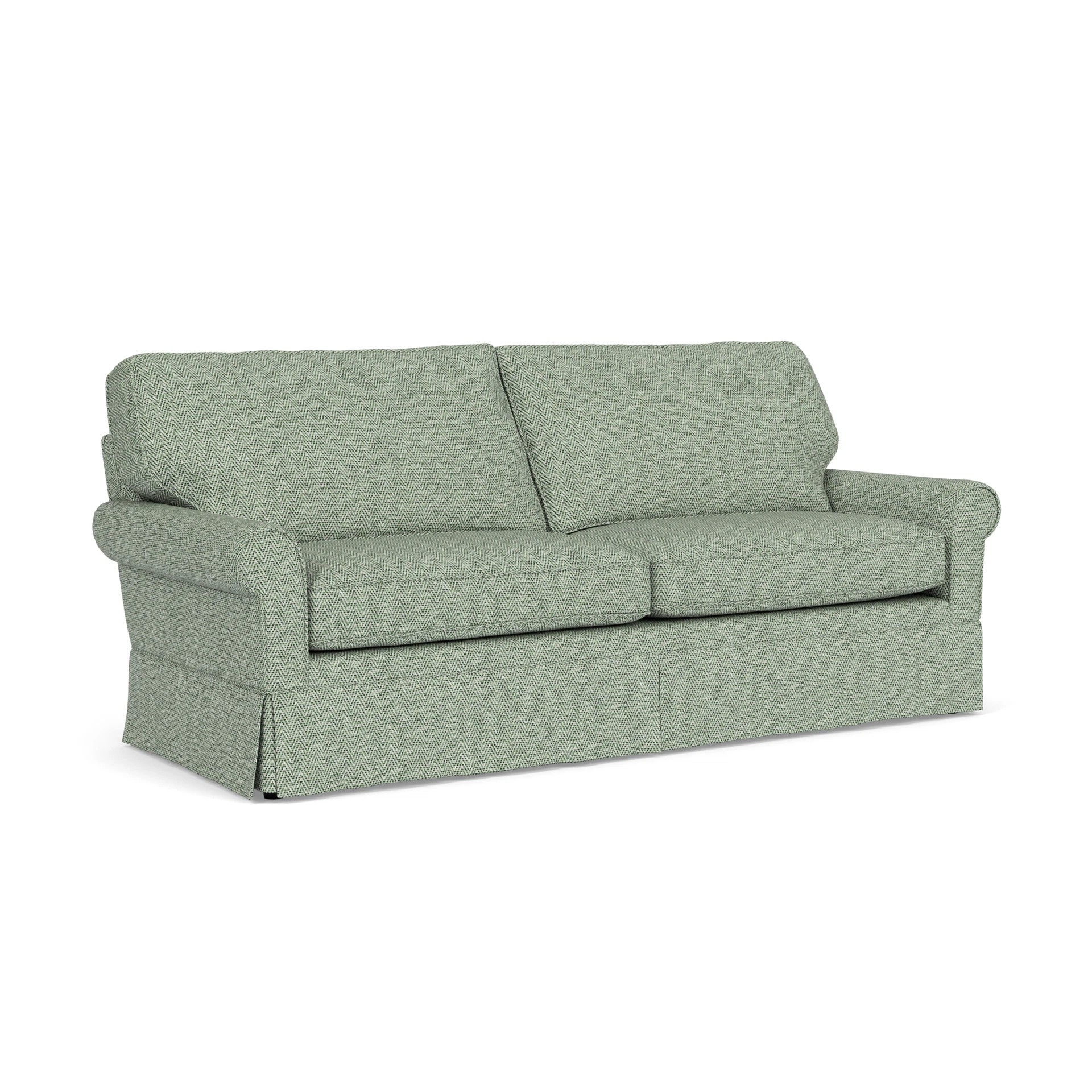 Dawson 4 Seater Sofa in Herringbone Weave - Lake