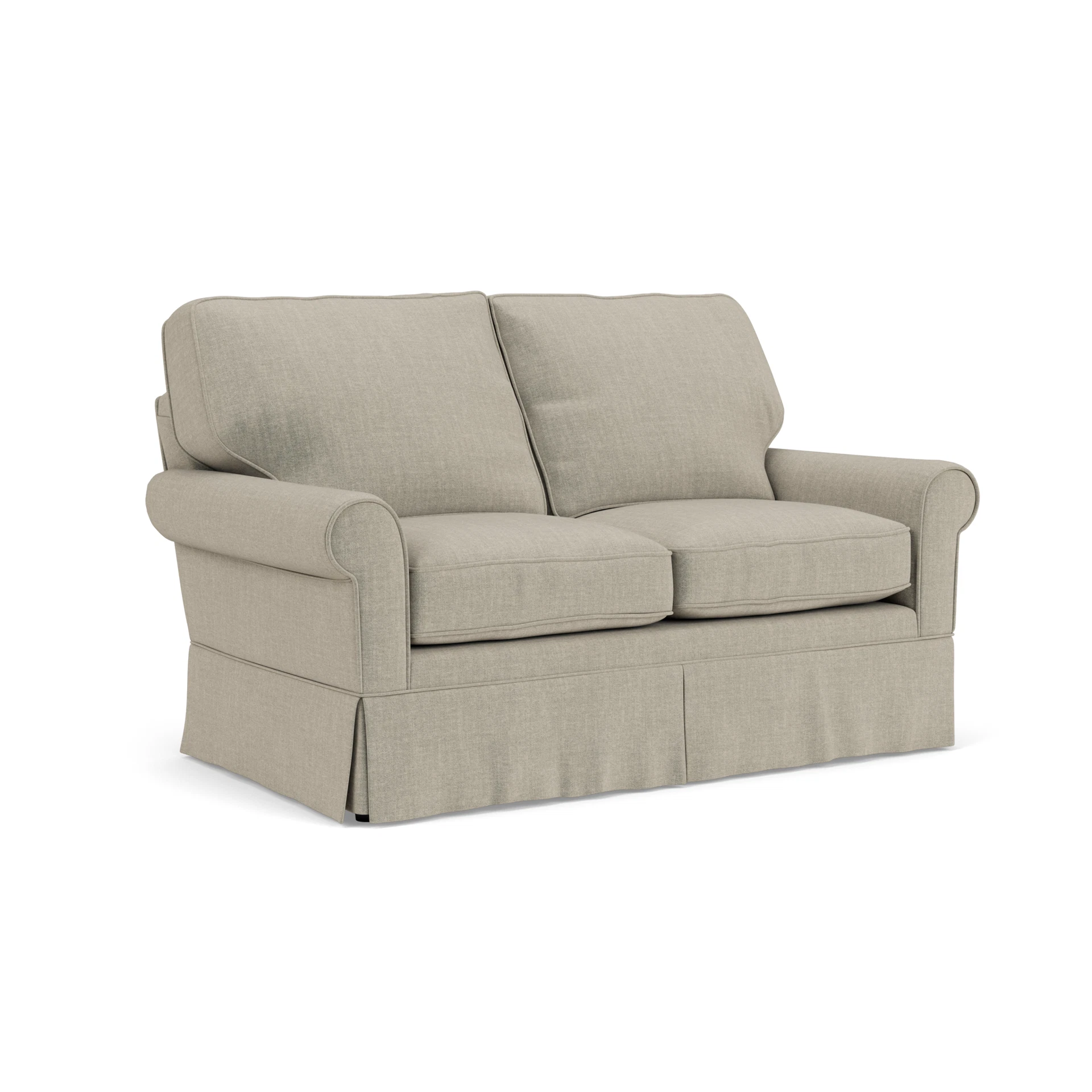 Dawson Large 2 Seater Sofa in Eco Chenille - Natural with undefined legs