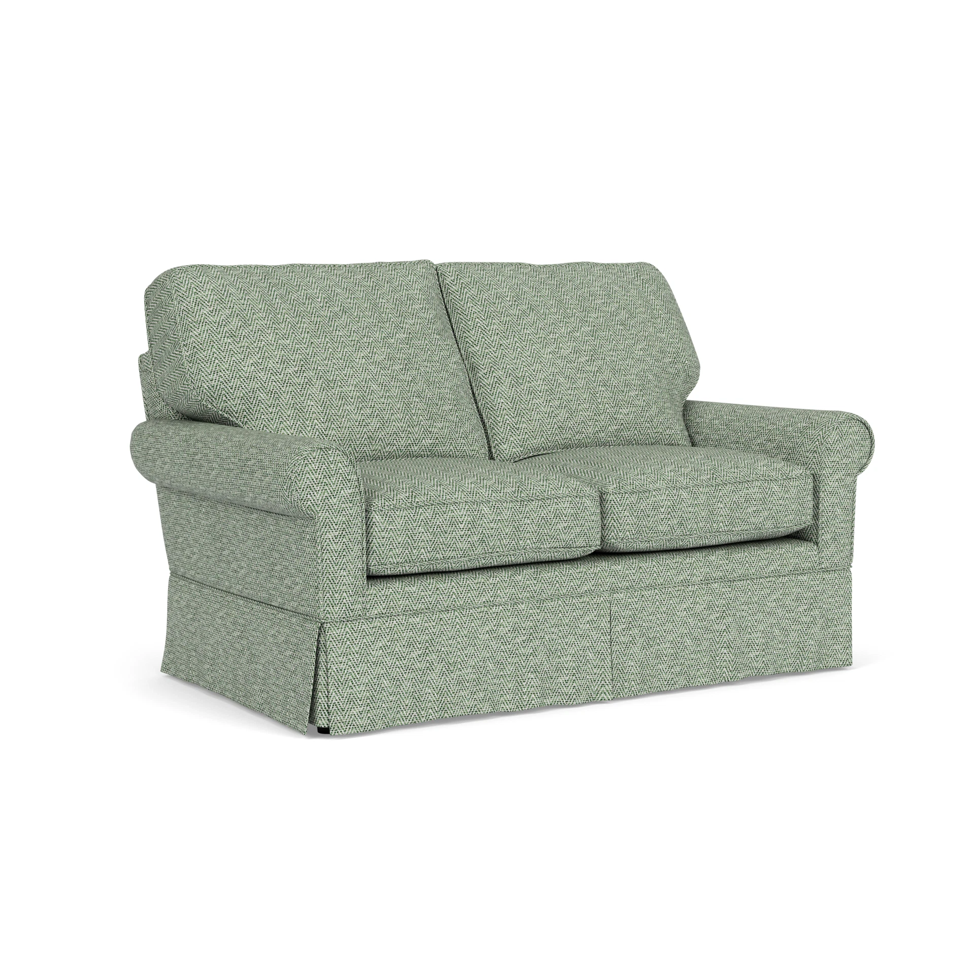 Dawson Large 2 Seater Sofa in Herringbone Weave - Lake