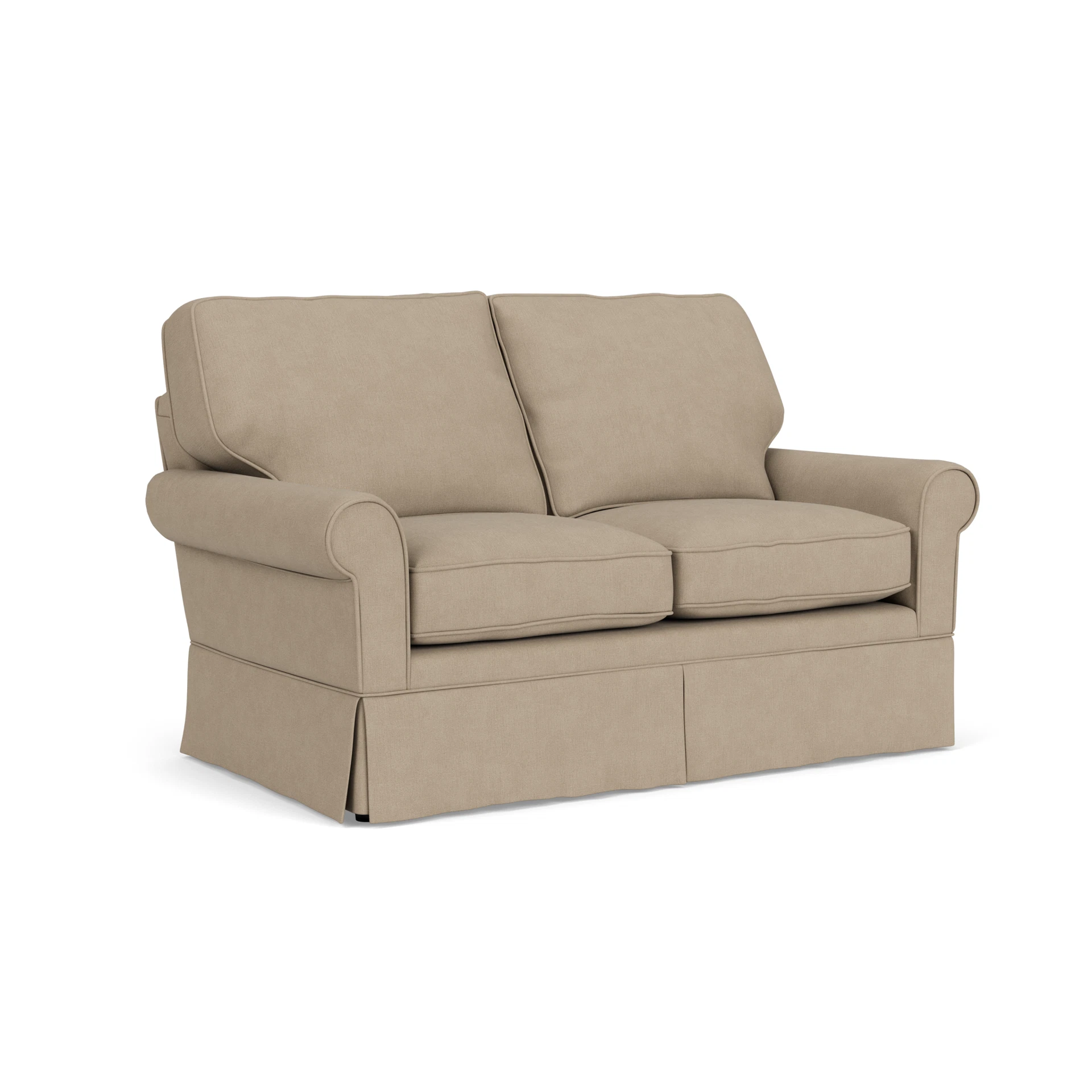 Dawson Large 2 Seater Sofa in House Linen Mix - Natural with undefined legs
