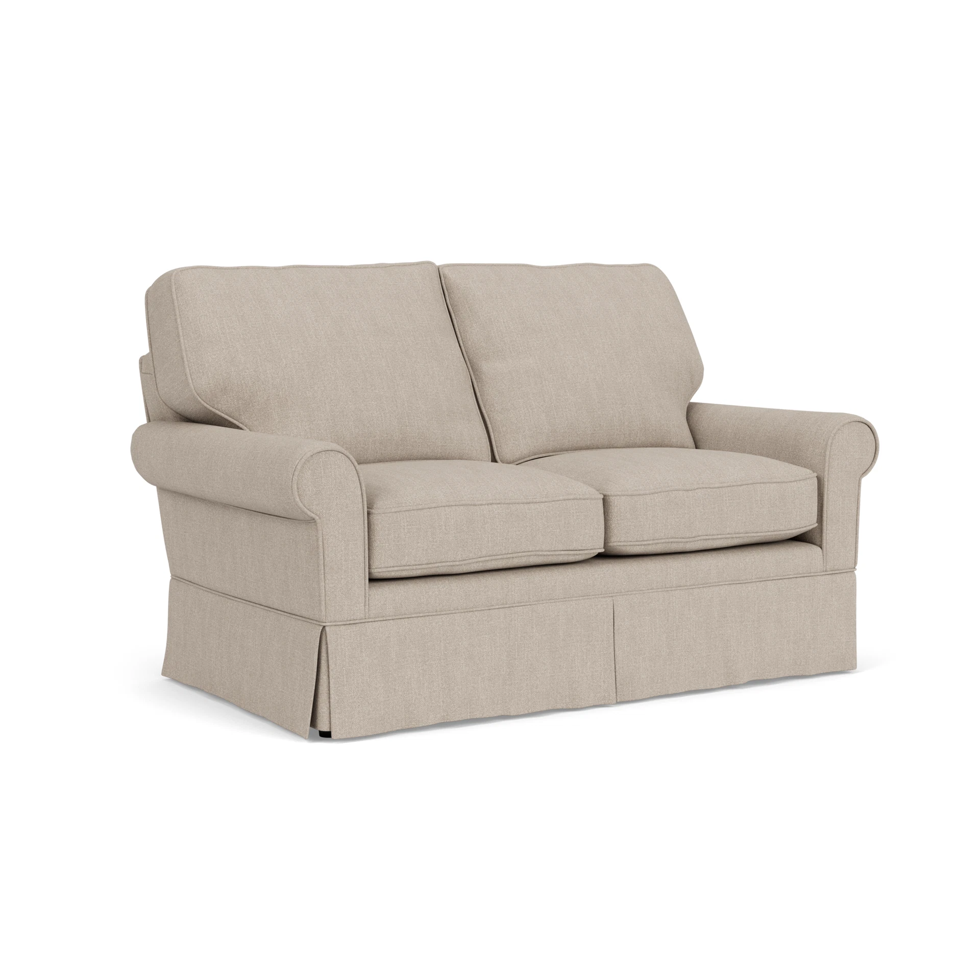 Dawson Large 2 Seater Sofa in Luxury Italian Linen - Natural with undefined legs