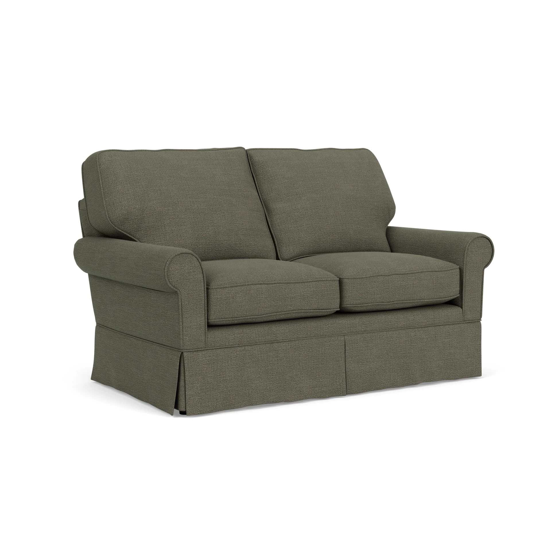 Dawson Large 2 Seater Sofa in Rustic Weave - Deep Forest