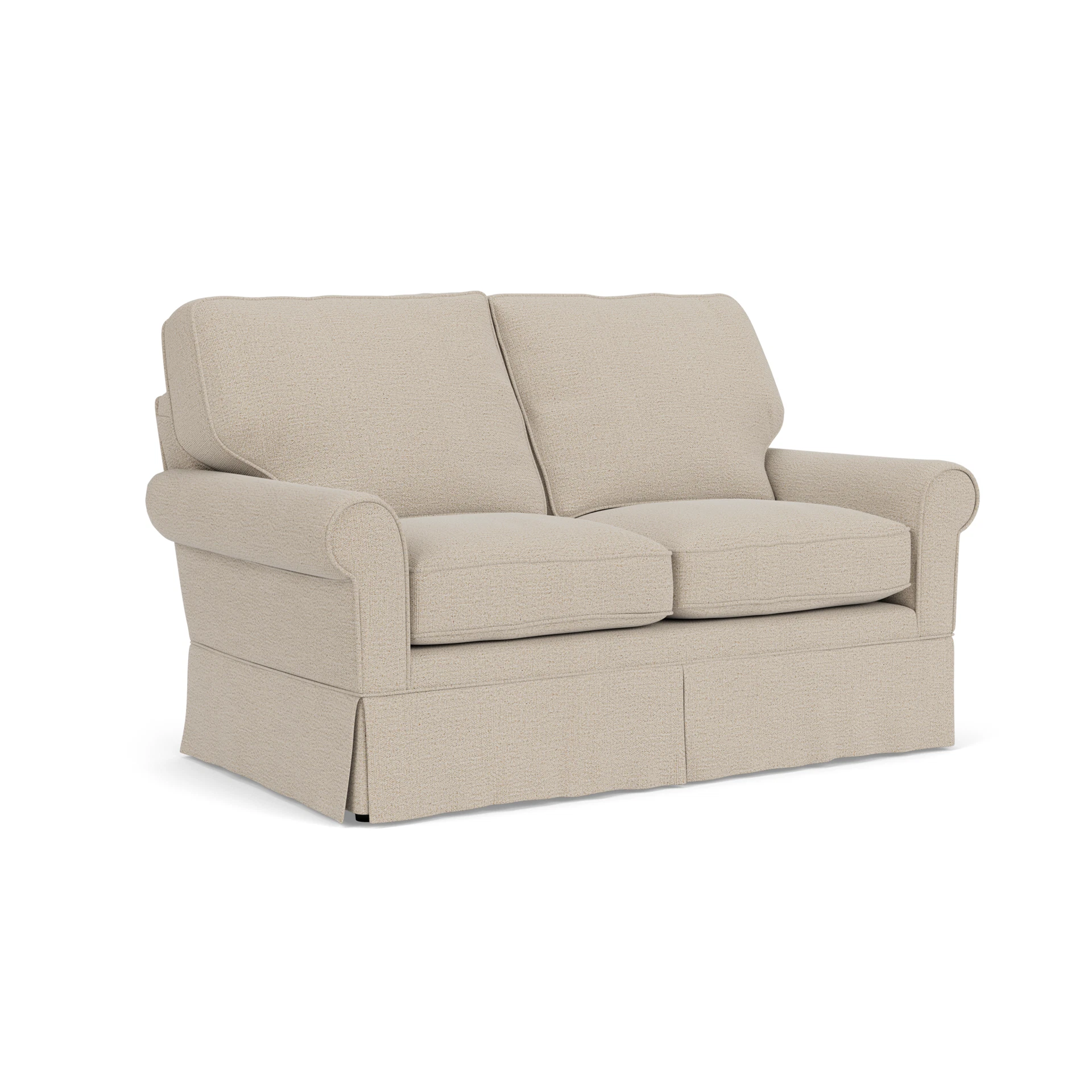 Dawson Large 2 Seater Sofa in Rustic Weave - Natural with undefined legs