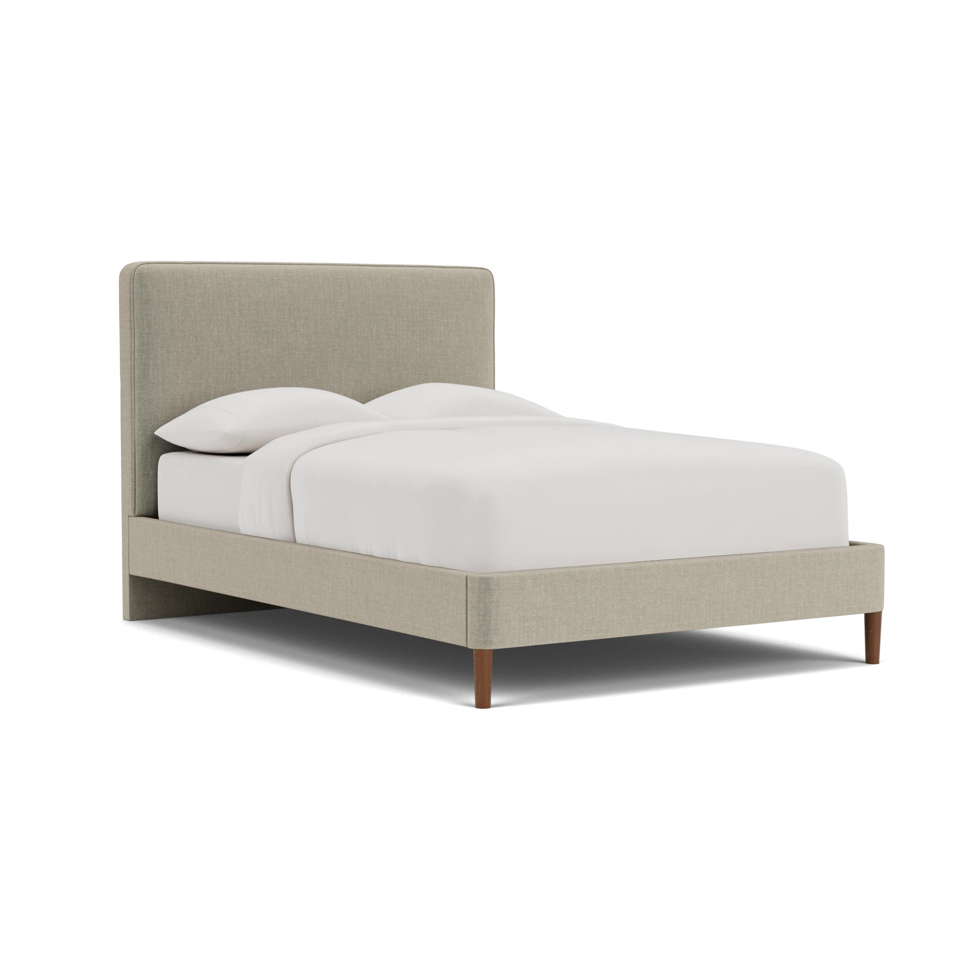 Ellis Double Classic Bedstead in Eco Chenille - Natural