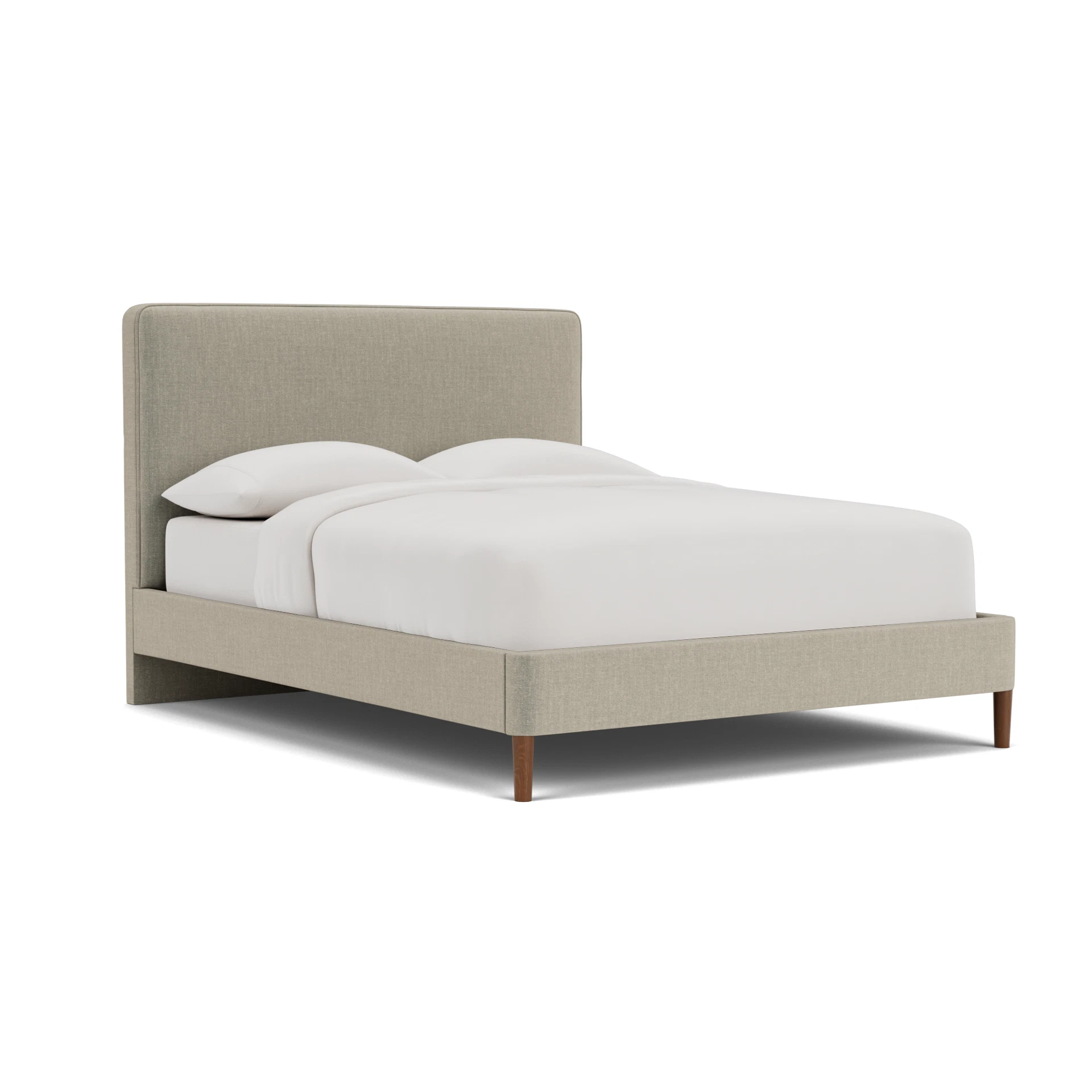Ellis King Size Classic Bedstead in Eco Chenille - Natural