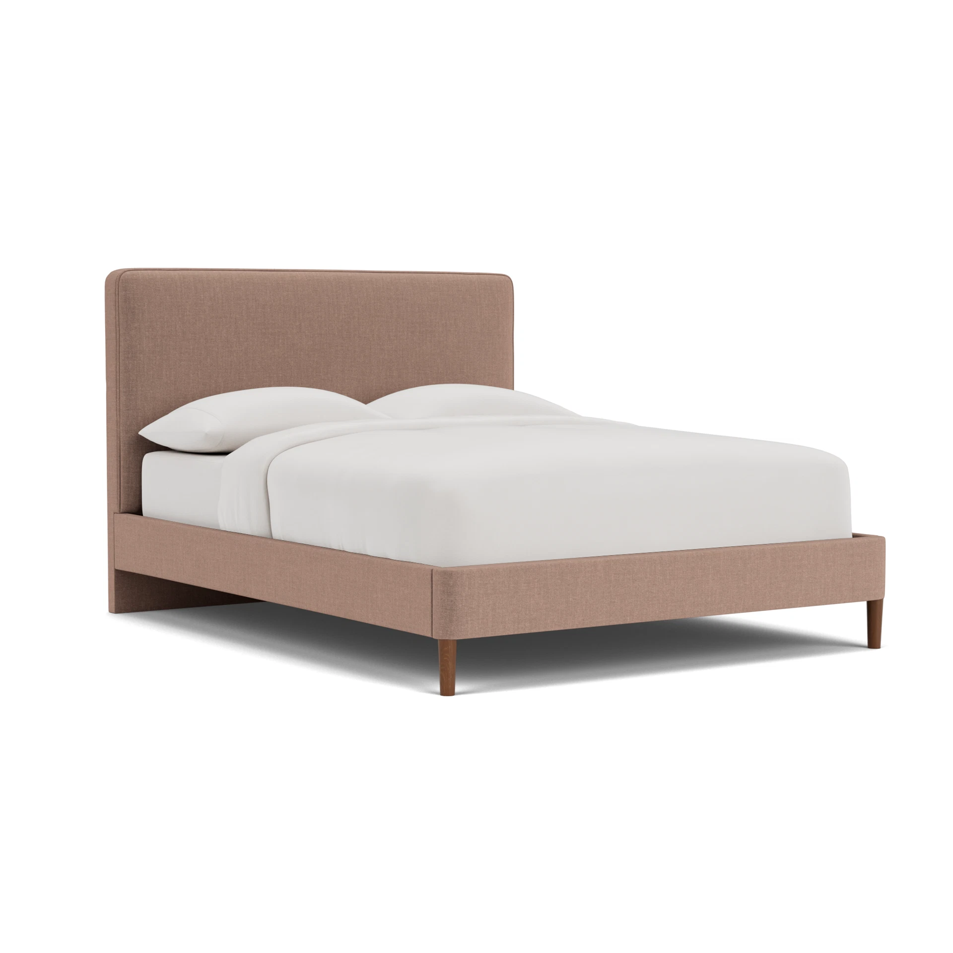 Ellis Super King Classic Bedstead in Eco Chenille - Dusky Rose