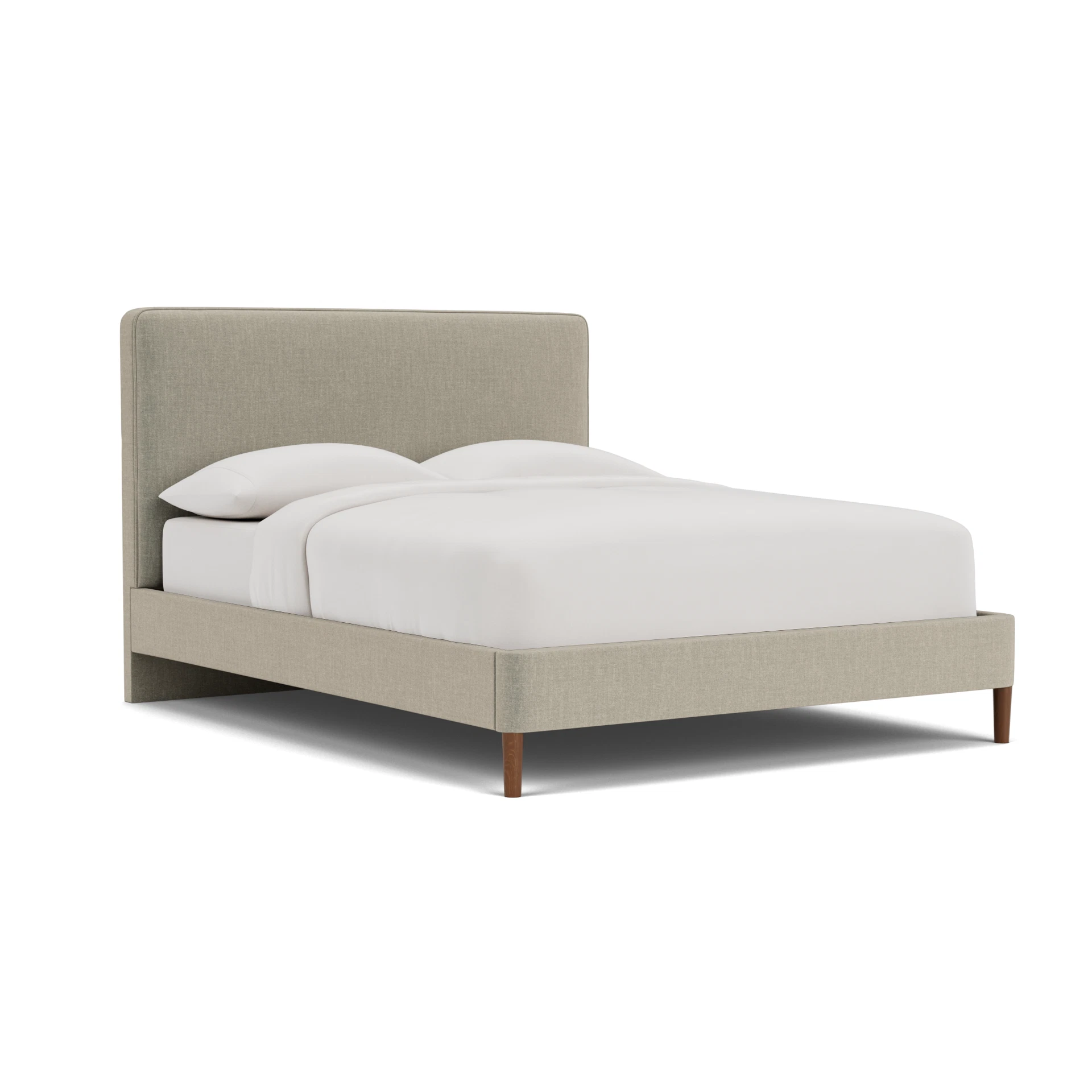 Ellis Super King Classic Bedstead in Eco Chenille - Natural