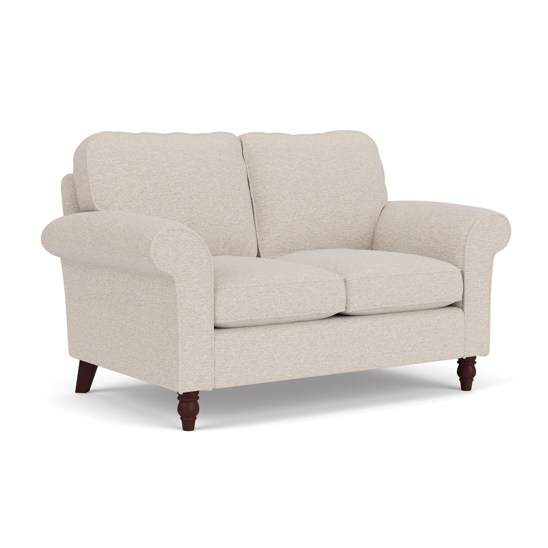 Hurley 2 Seater Sofa in House Weave - Natural with Light legs
