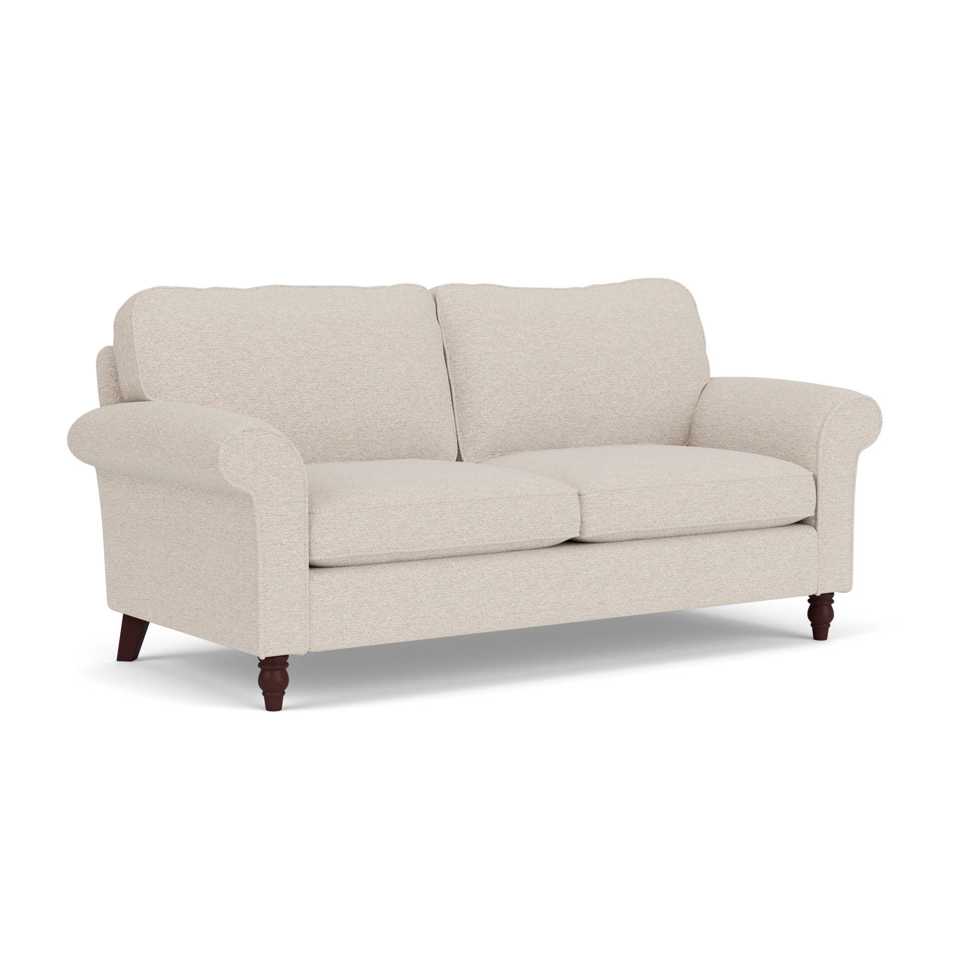 Hurley 3 Seater Sofa in House Weave - Natural with Light legs