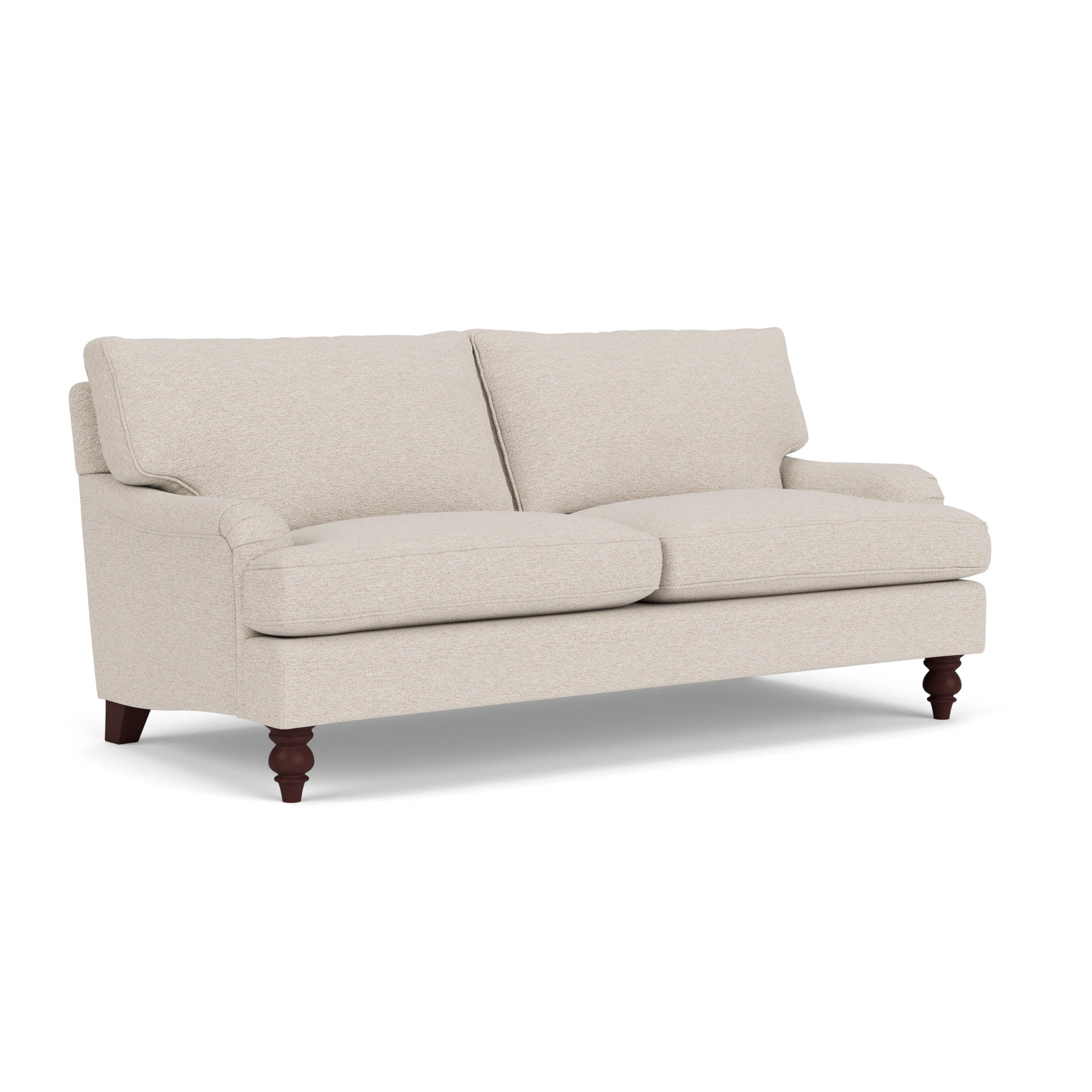 Morris 3 Seater Sofa in House Weave - Natural with Light legs