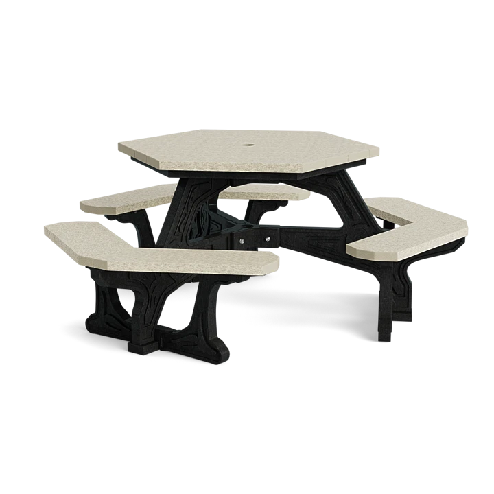 Hex Picnic Table: Eco-Friendly, Non-Toxic, and Built to Last