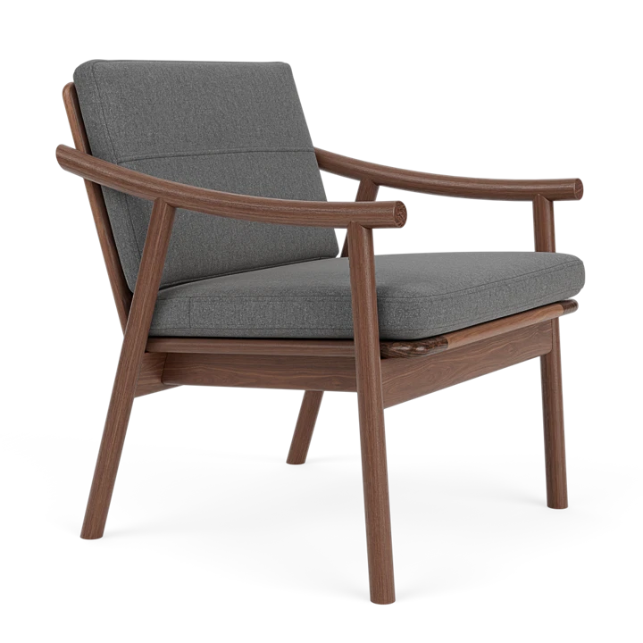Nautilus Lounge Chair - Walnut