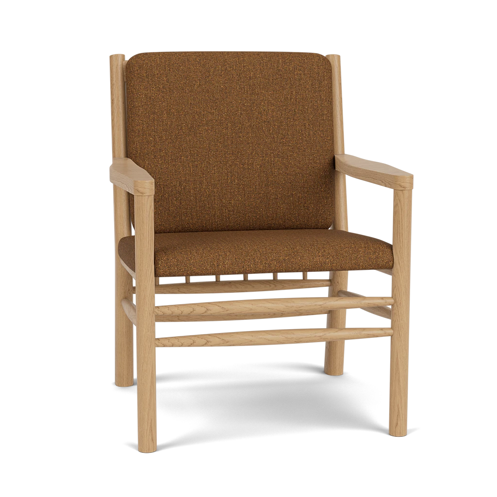 J147 - Armchair - Oak - Brown (15) J147 - Armchair - Oak - Brown (15)