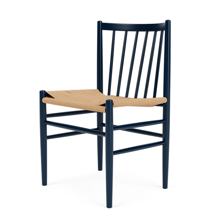 J80 - Chair - Beech - Steel Blue
