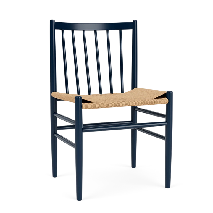 J80 - Chair - Beech - Steel Blue