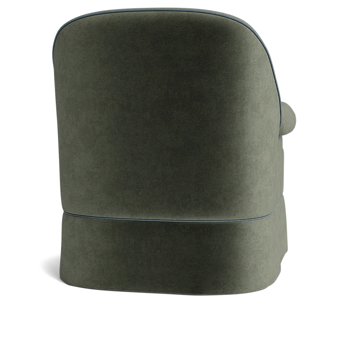 Green Lounge Chair: Dorothy in Fern Velvet | Pepper Home
