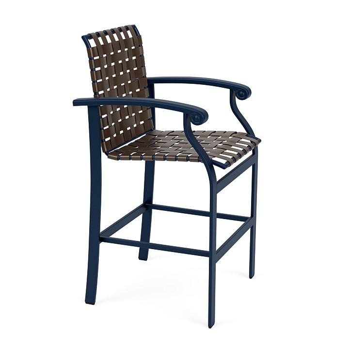 Athens Cross Weave Bar Chair - Leisure Creations Furniture